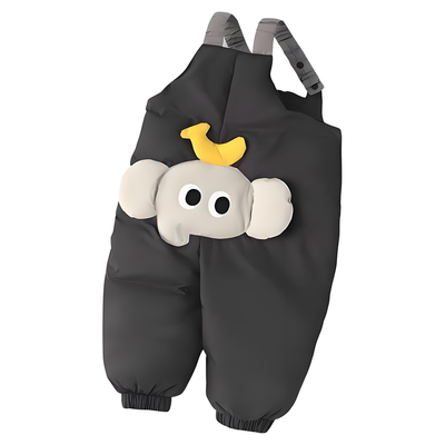 儿童羽绒裤背带裤加厚保暖