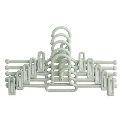 茶花裤架裤夹家用无痕衣架晾晒