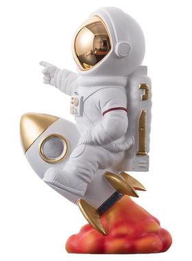 树脂宇航员存钱罐摆件