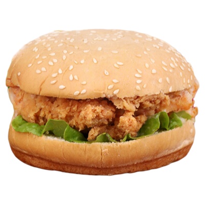 鸡腿堡加热即食早餐半成品速食