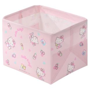 三丽鸥hellokitty库洛米杂物收纳盒桌面宿舍可爱化妆品整理储物框