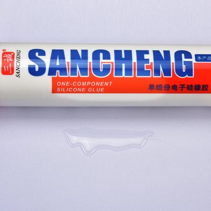 9605-300ML全透明稀霓虹灯专用胶LED透镜补密封防水密封胶缝王