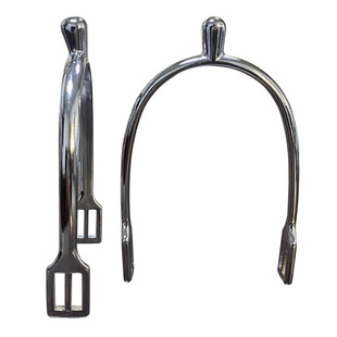 英式儿童马刺赠马刺带马具女式男式小号马刺锌合金短头女士马刺