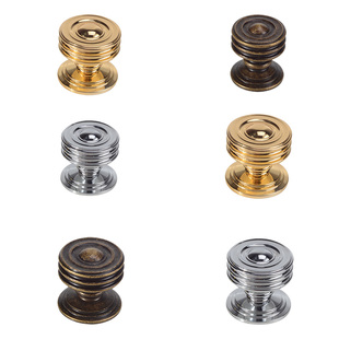 萨曼利雅全铜现代简约床头抽屉衣柜橱柜家具门圆形把手单孔小拉手