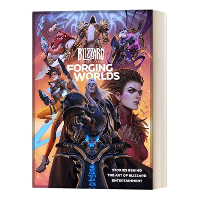 英文原版 Forging Worlds Stories Behind the Art of Blizzard Entertainment 炉石传说 暴雪30周年纪念册 精装画册 英文版进口书