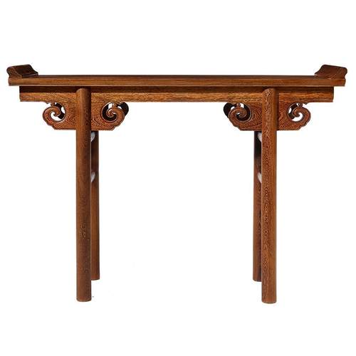 红木家具 全鸡翅木香案仿古中式中堂案几实木翘头案 玄关条案供桌