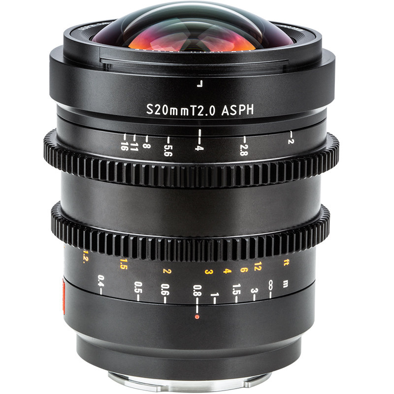 唯卓仕20mmT2.0全画幅电影镜头