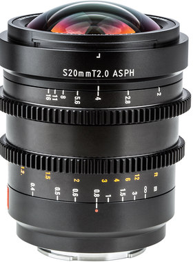 唯卓仕20mmT2.0全画幅电影镜头