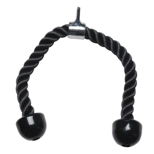 肱二头肌绳高位下拉把手绳索综合训练器配件彩色三头肌拉力绳面拉