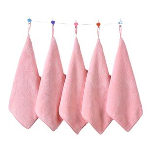 儿童毛巾比纯棉吸水洗脸家用幼儿园婴儿小方巾口水巾正方形擦手巾