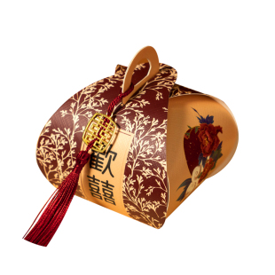 MISSXIU[新中式]婚礼结婚订婚喜糖盒子装糖果包装盒空纸盒喜糖袋