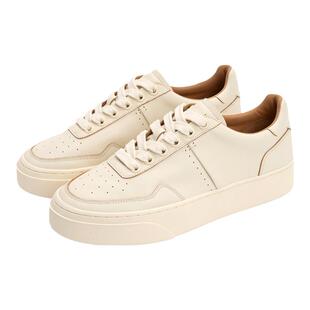 足下工业网球板鞋 FOOT INDUSTRY 牛皮厚底休闲舒适百搭男女同款