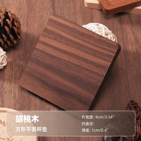 Wooden coasters can be personalized and engraved with DIYlogo pictures. They are cute, heat-resistant and heat-insulating table props thumbnail 7