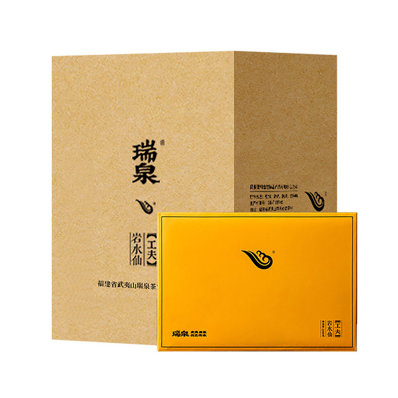 瑞泉茶叶旗舰店工夫岩水仙武夷佛国岩茶礼盒装 200g*10 盒整件装