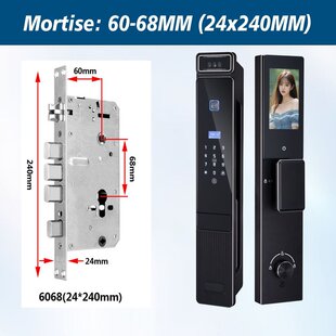 钥匙以色列6590指纹安全门锁快开智能zigbee 防水人脸涂鸦临时密码