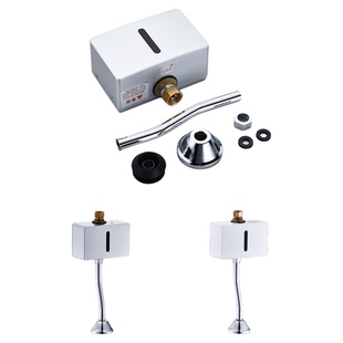 厕所挂墙小便斗感应器明装男士小便池自动冲水器小便器冲洗阀配件