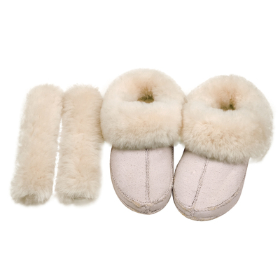 洞洞鞋内衬保暖羊毛皮毛一体内胆