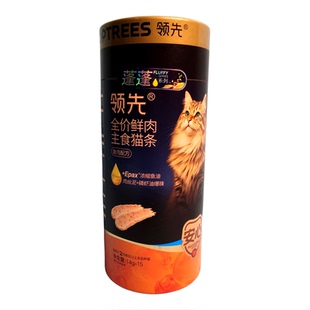领先蓬蓬主食猫条鱼油鳞虾油美毛营养成猫幼猫湿粮互动零食猫条