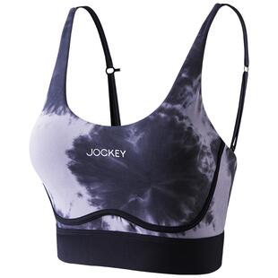 jockey女士运动内衣瑜伽跑步健身支撑文胸美背调节肩带胸罩瑜伽裤