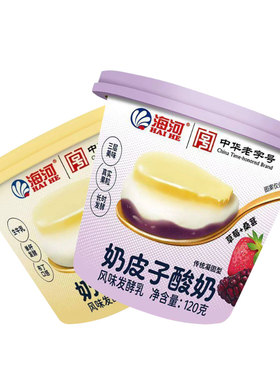 海河奶皮子酸奶120g杯装
