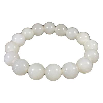 12圆珠手链羊脂白玉收藏级