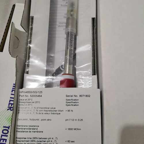 议价梅特勒Inpro4850i/SG/125 PH电极，PN：52005464  现货特价
