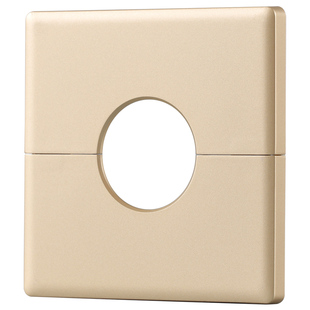 空白面板带出线孔装饰遮挡盖板86型穿线插座电视墙壁堵洞穿孔白板