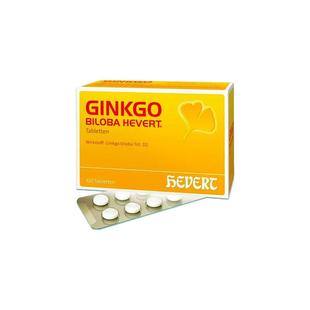 欧洲直邮德国药房HevertGinkgo菲德银杏叶精华片100粒补脑记忆力