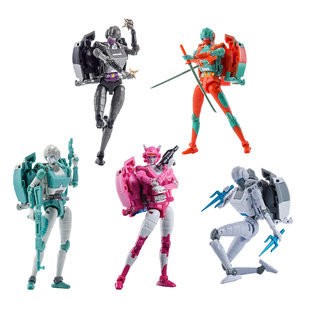 吴医生女汽车机器人 艾丽嗒 阿尔西 小比例变形玩具 MFT NA魔方