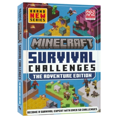 Minecraft Survival Challenges 我的世界生存挑战 MC游戏图解指南 Mojang 精装 英文原版进口儿童图书