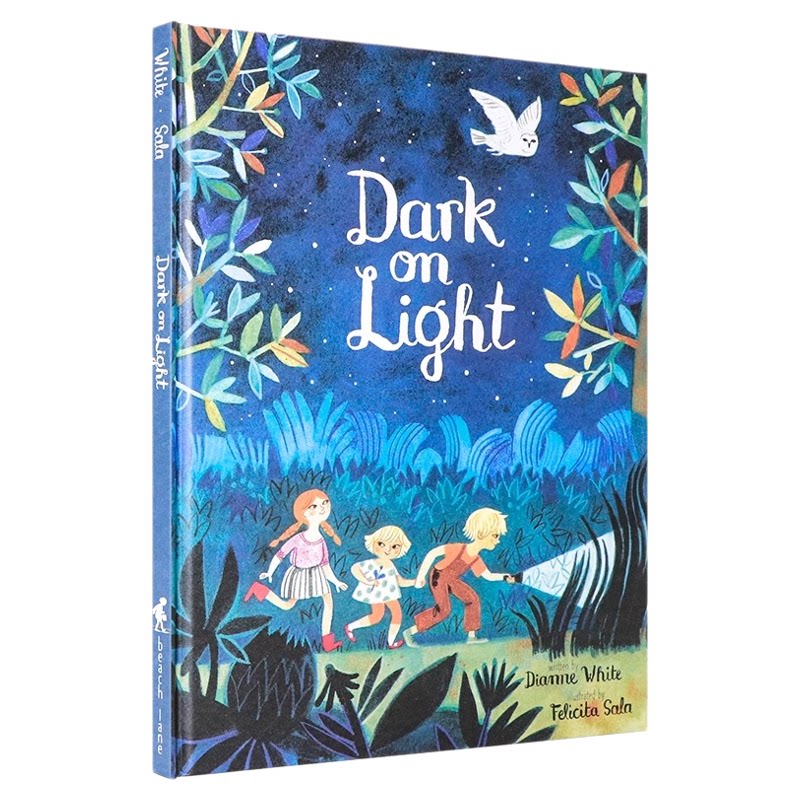 英文原版 日落后的旅程 Dark on Light 儿童绘本故事书4-8岁 夜间探险 Felicita Sala插画 精装大开全彩图画书 蓝思阅读分级350L