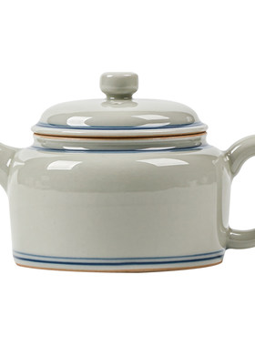寻心冰台釉双线茶壶家用陶瓷泡茶