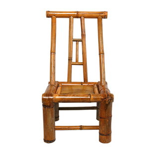 竹编椅子靠背竹椅子古风摄影椅茶室餐椅家用传统中式手工椅竹凳子