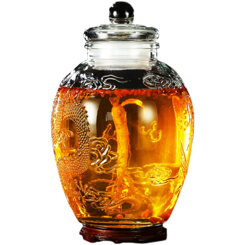 泡酒玻璃瓶50斤60斤泡酒坛子