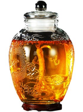 泡酒玻璃瓶50斤60斤泡酒坛子