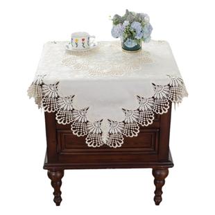 万能床头柜盖布高级感简约现代桌布布艺欧式茶几布方桌布轻奢盖巾