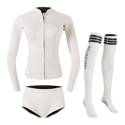 潜水服分体女冲浪水母湿衣保暖服