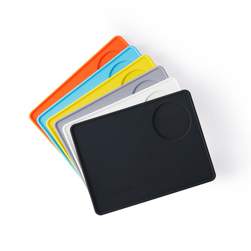 CAFEDEKONA压粉垫 咖啡机防滑硅胶布粉垫 吧台手柄粉锤压粉器垫