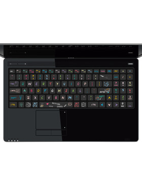 适用于华硕无畏Pro16 2026新款笔记本键盘贴纸 个性键帽贴 防油光