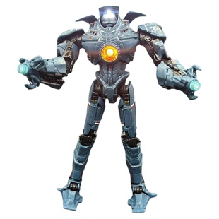 NECA环太平洋机甲 发光危险流浪者 中国赤红尤里卡阿尔法手办模型