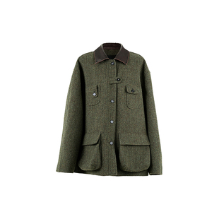 YOEYYOU 设计师品牌25秋冬新品工装贴袋毛呢外套SOLSOL买手店