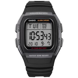 卡西欧(CASIO)手表户外运动休闲防水男士电子表W-218H-4B2