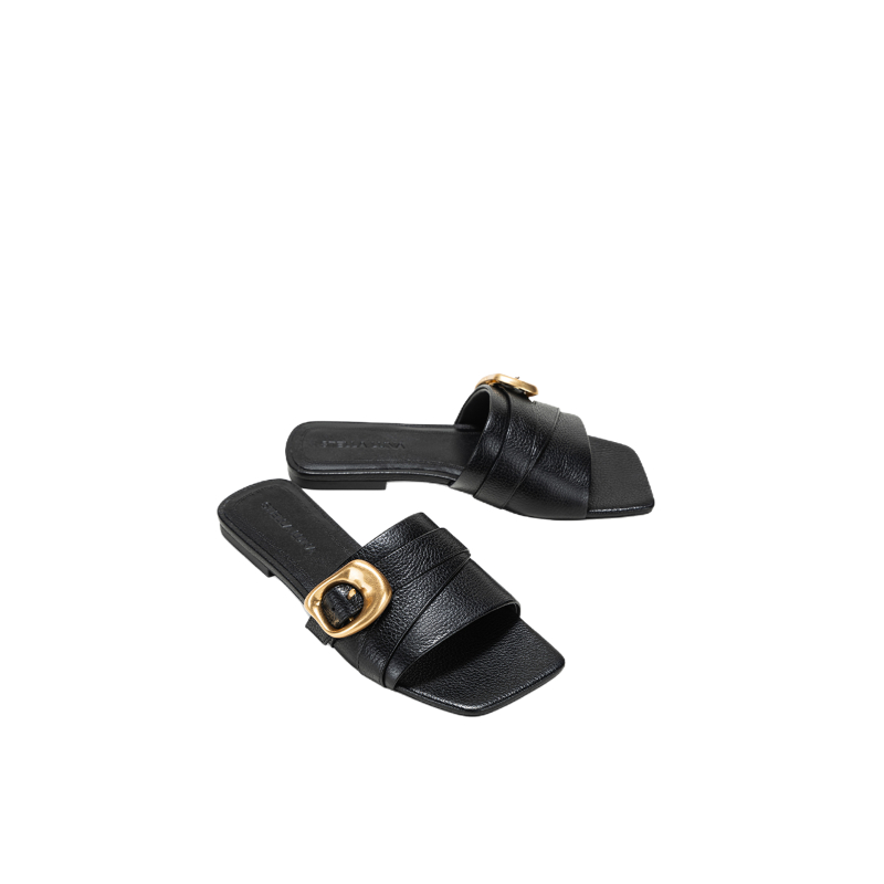 STELLA LUNA女鞋夏季官方新品拖鞋BRASS TACKS金属扣饰一片式凉拖