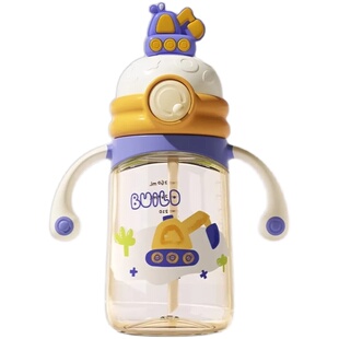 科巢婴幼儿学饮杯儿童PPSU水杯小月龄宝宝鸭嘴杯外出奶瓶吸管杯子