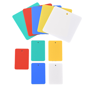 吊牌彩色塑料PVC植物标牌树木记号分类防水耐晒不褪色花卉圆林物流工作证藤植挂牌手写标签空白卡片印刷定做