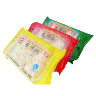 【新疆特产】冰字牌龙须酥50g*10袋龙须糖休闲零食品送礼品纯手工