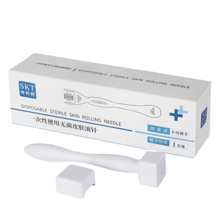 医用图章滚针头皮用一次性点刺针可调节印章式微针导入生发上药用