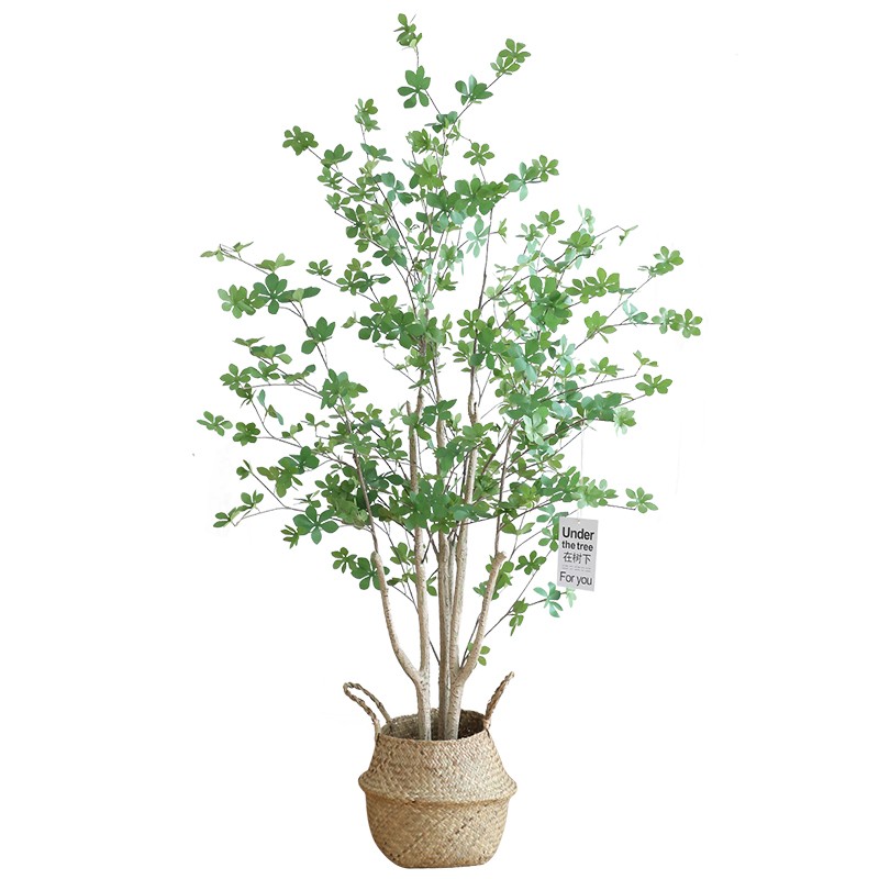 仿真植物日本吊钟绿植盆栽北欧假树店面橱窗客厅民宿落地摆设装饰