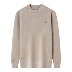 冬季毛衣男加厚一体绒针织打底衫