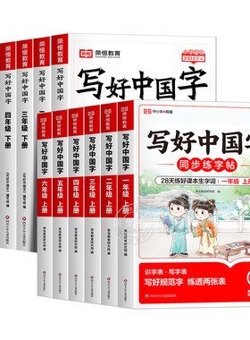 2026新版写好中国字同步练字帖